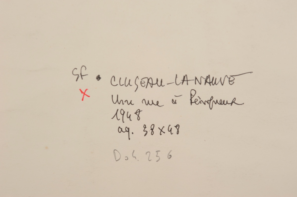 Jean Cluseau-Lanauve (1914-1997) Les Rues Neuves à Périgueux Dordogne-photo-4