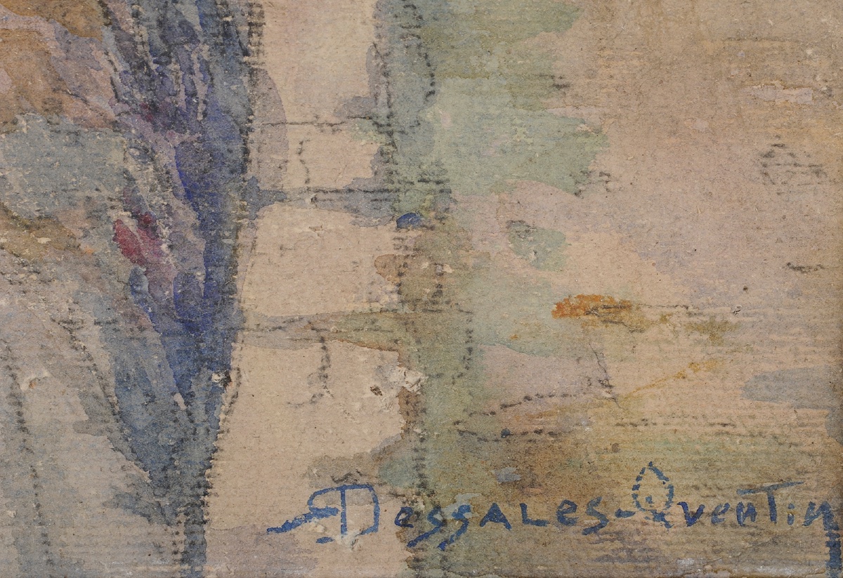 Robert Dessales-Quentin (1885-1958) La Roque Gageac Dordogne-photo-4