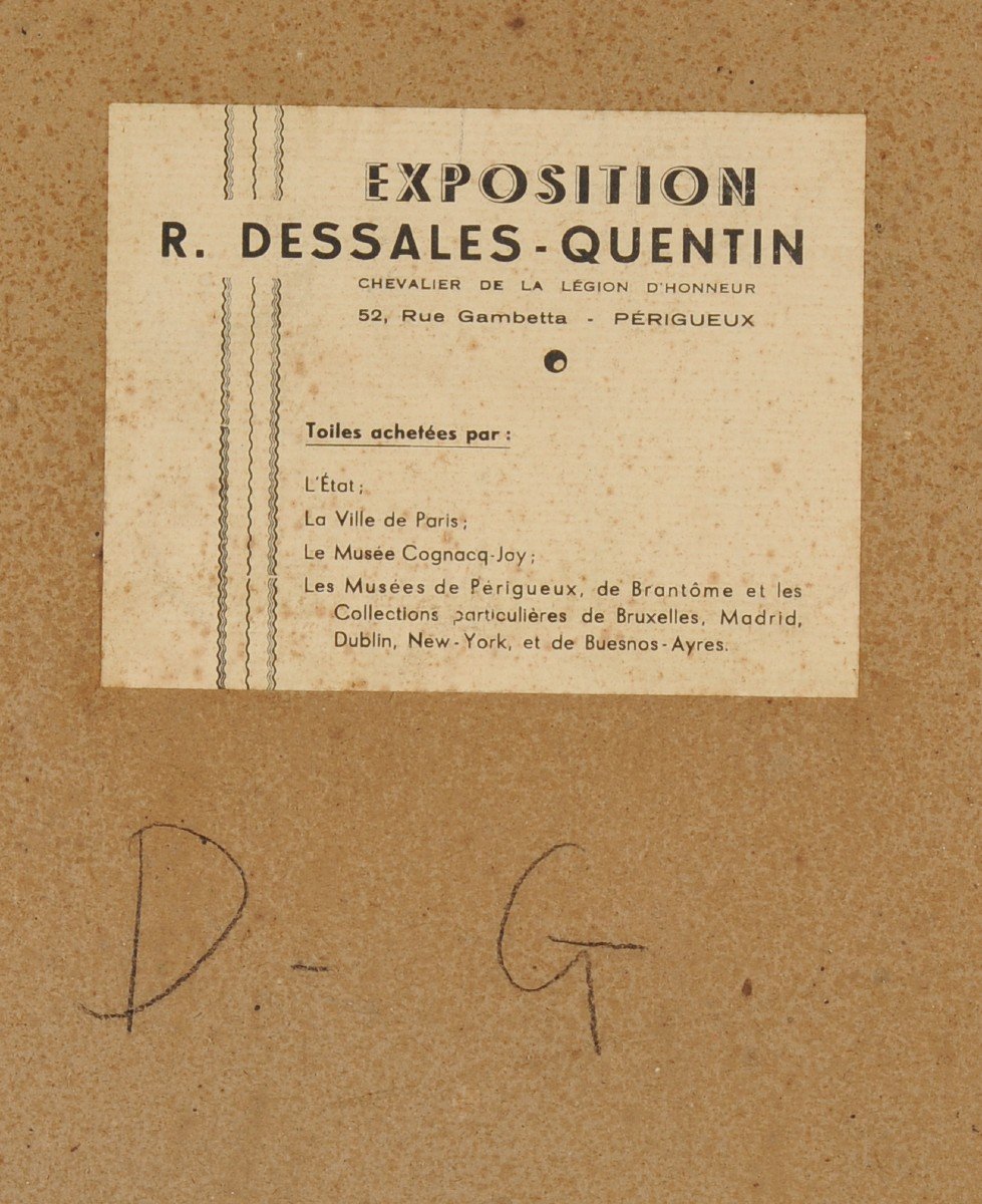 Robert Dessales-Quentin (1885-1958) Le château de Losse Dordogne Vézère Périgord-photo-1