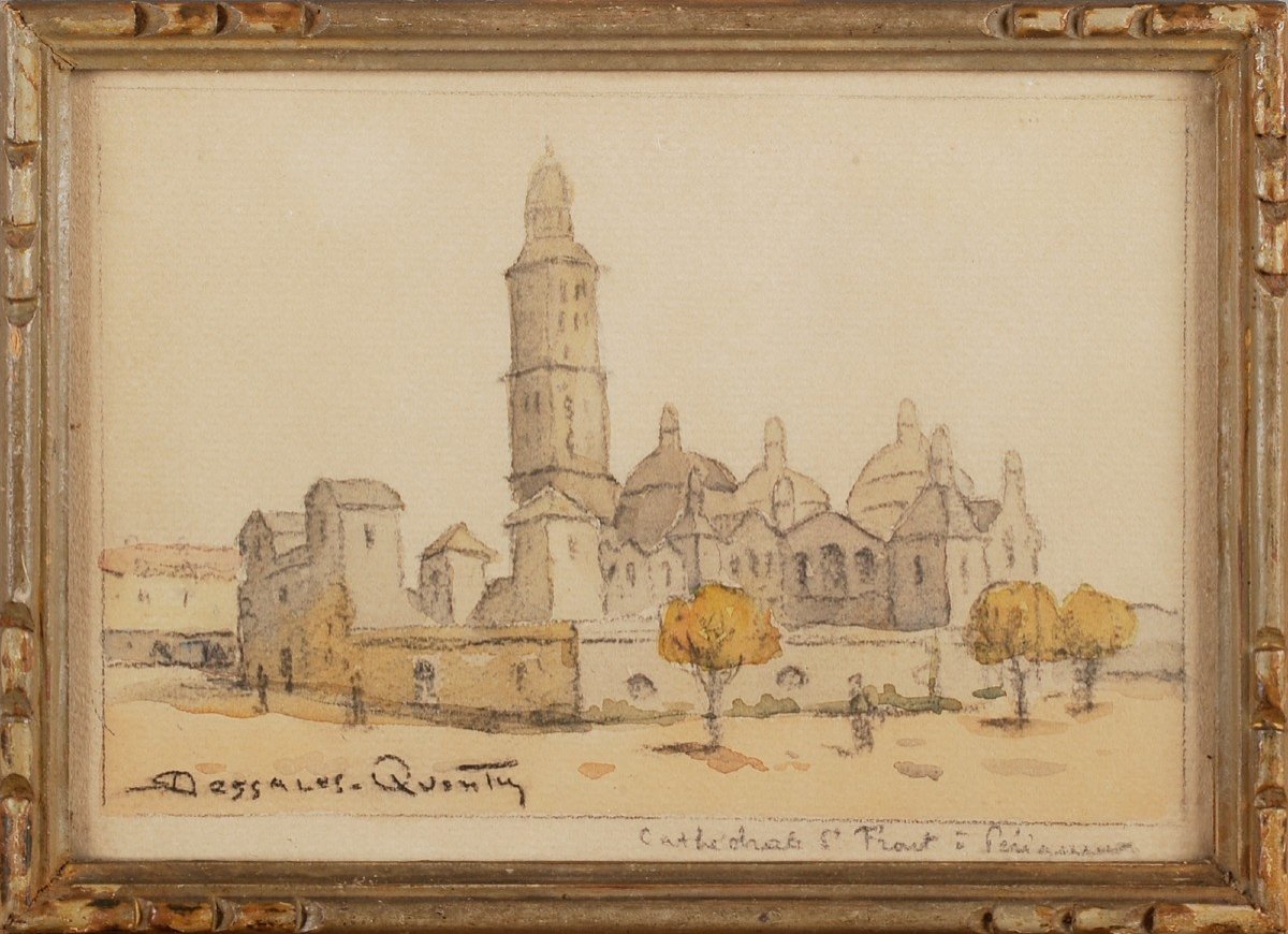 Robert Dessales-Quentin (1885-1958) La cathédrale Saint Front de Périgueux Périgord Dordogne