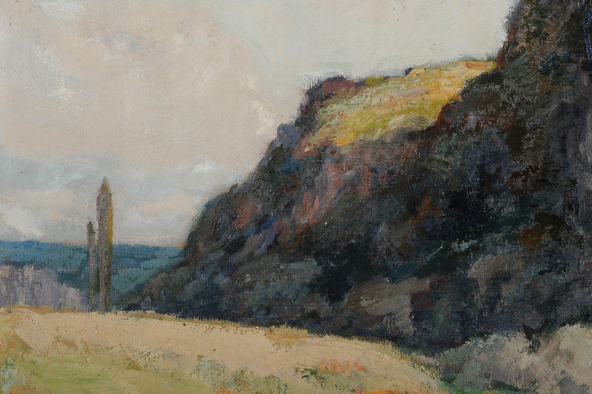 Emile Chaumont (1877-1927) Cliff Of The Grand Roc In Les Eyzies Dordogne Périgord-photo-4