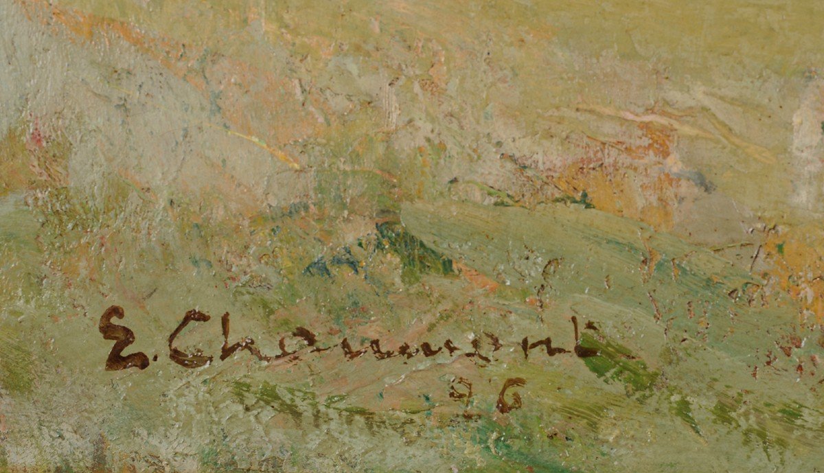 Emile Chaumont (1877-1927) Cliff Of The Grand Roc In Les Eyzies Dordogne Périgord-photo-1