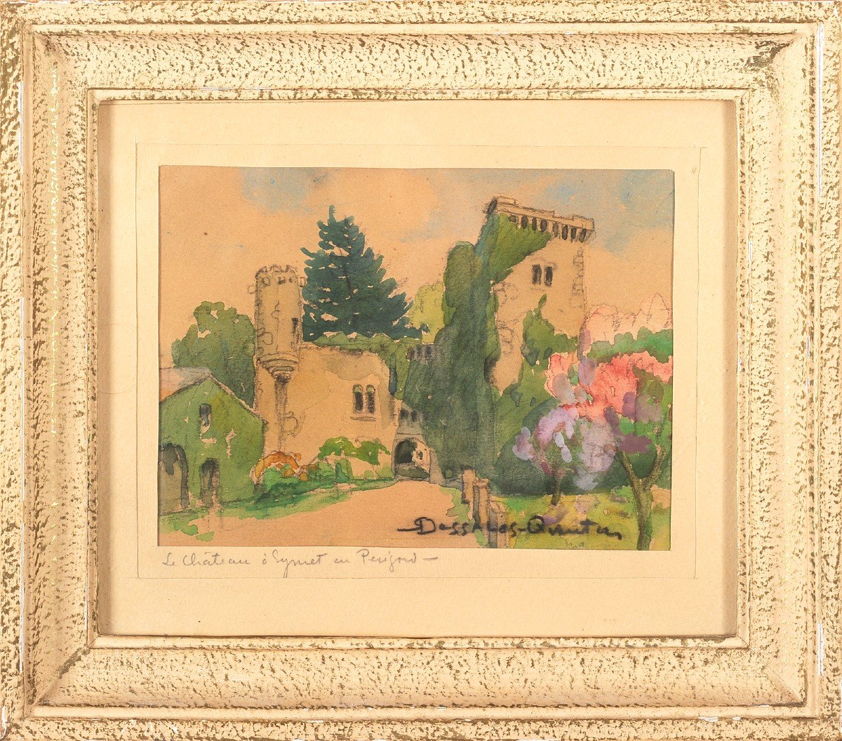 Robert Dessales-Quentin (1885-1958) Château d'Eymet Dordogne Périgord-photo-2