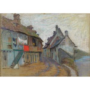 Bern-klene (1870-1930) Argentat - The Half-timbering Of The Rue Du Bac Corrèze Dordogne