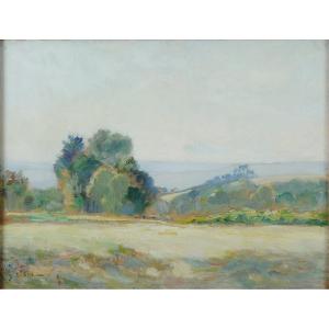 Georges Darnet (1859-1936) Heights Of Périgueux Dordogne Périgord