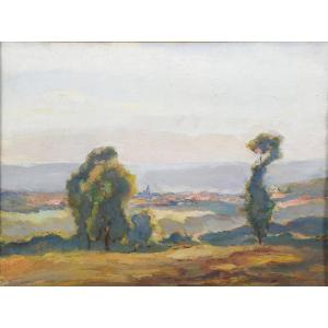 Georges Darnet (1859-1936) Heights Of Périgueux Dordogne