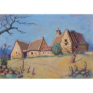 Maurice Albe (1900-1995) Houses In The Sun In Périgord Noir Sarlat Dordogne