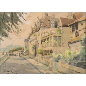Robert Dessales-quentin (1885-1958) The House Of The Consuls In Périgueux Dordogne