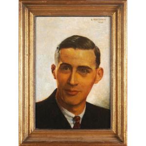 Portrait d’homme - G. Hebbelynck (XXe)