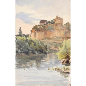 View Of Beynac - French School, 20th Century
