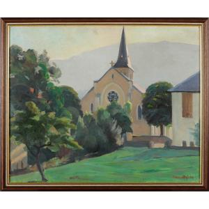 Raymond Dufrêne (1887-1973) Church Of Gruffy, Haute-savoie, Annecy