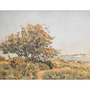 Louis Cabié (1853-1939) Royan vue depuis Saint Georges de Didonne