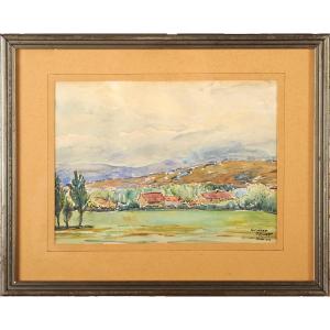 Gilbert-privat (1892-1969) The Rune After The Storm Basque Country