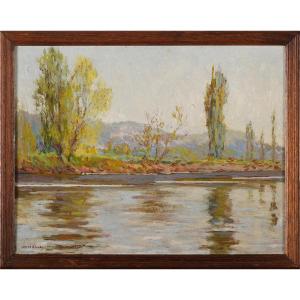 André Ballet (18851959) La Dordogne à Altillac près de Beaulieu Corrèze