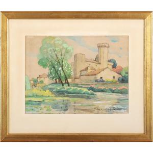 Robert Dessales-quentin (1885–1958) Bourdeilles, Dordogne, Périgord