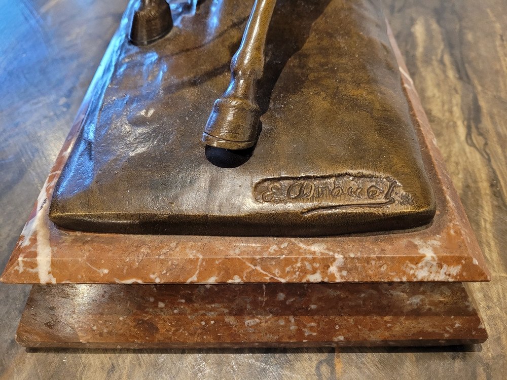 Sculpture en bronze par Edouard DROUOT-photo-1