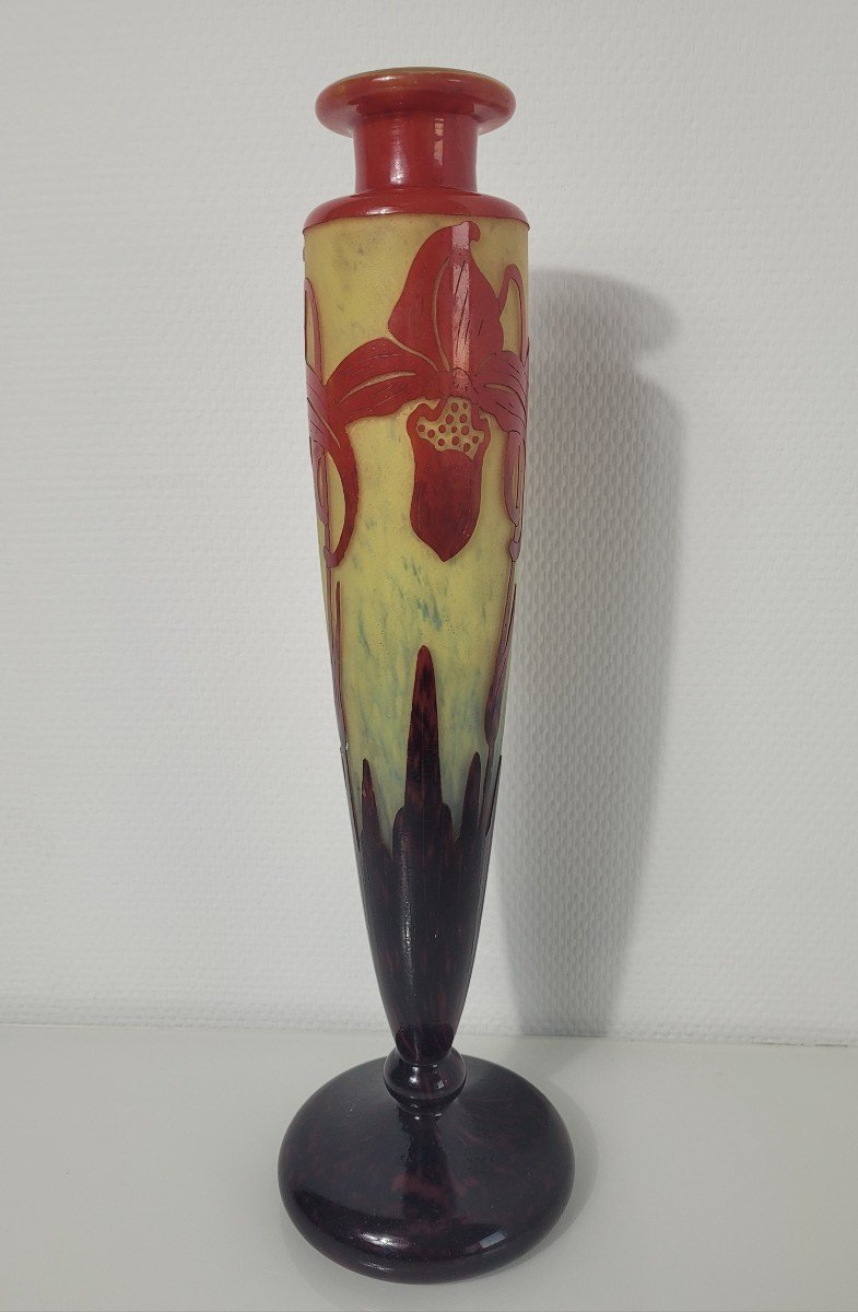 Charles Schneider Vase For French Glass-photo-2
