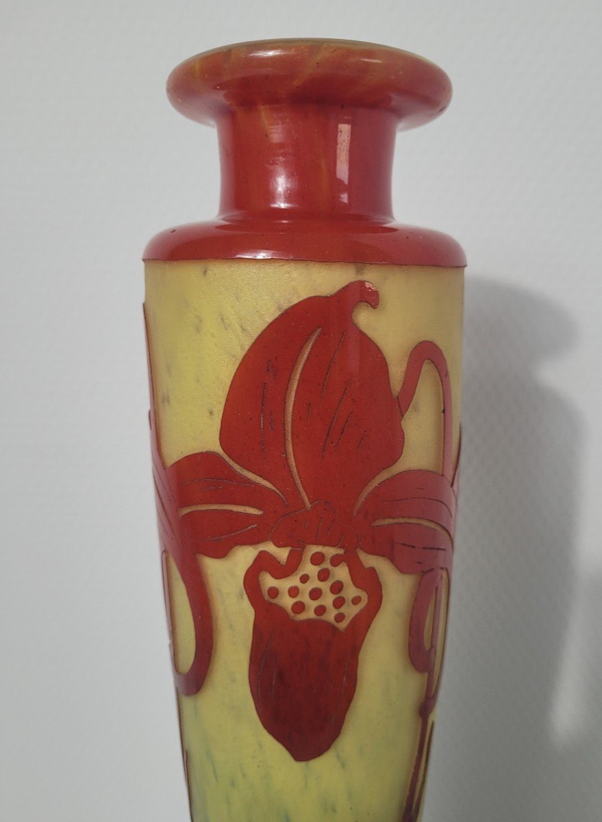 Charles Schneider Vase For French Glass-photo-3