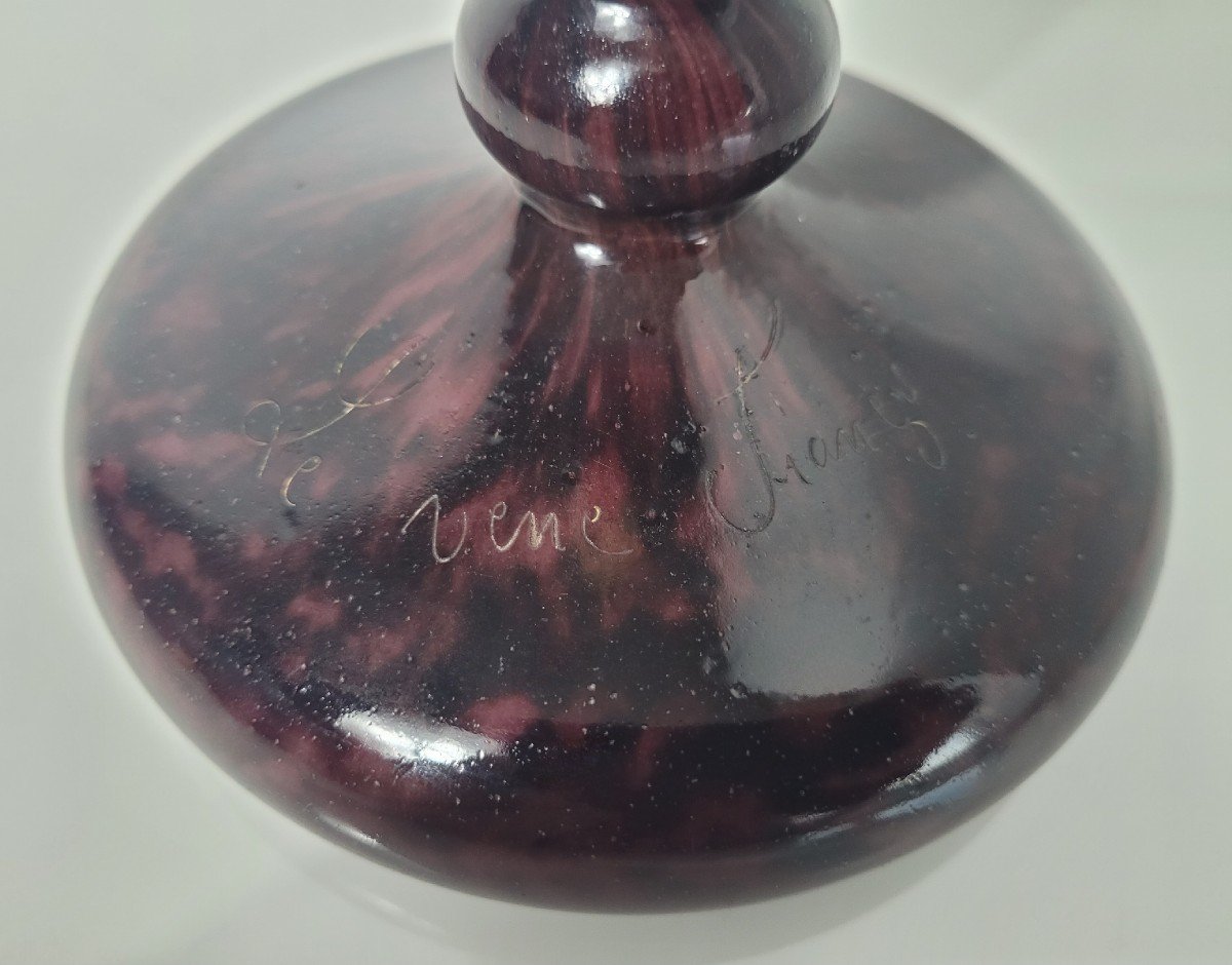 Charles Schneider Vase For French Glass-photo-4