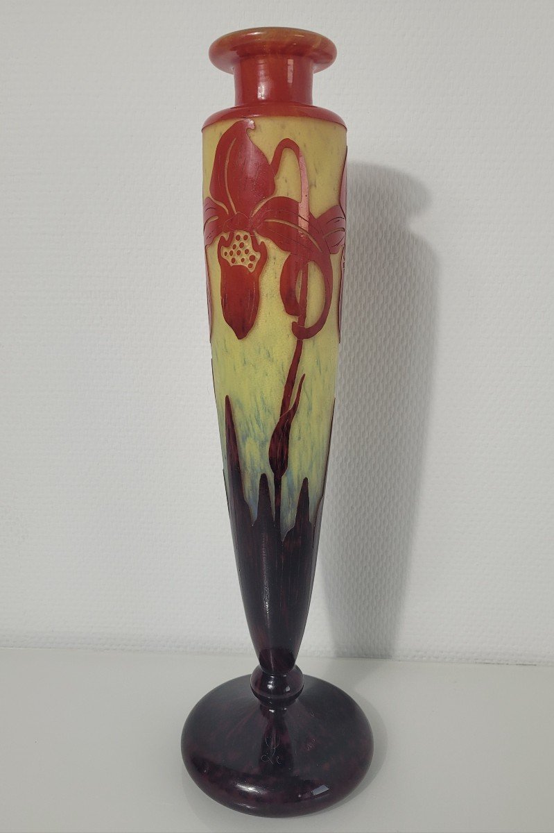 Charles Schneider Vase For French Glass