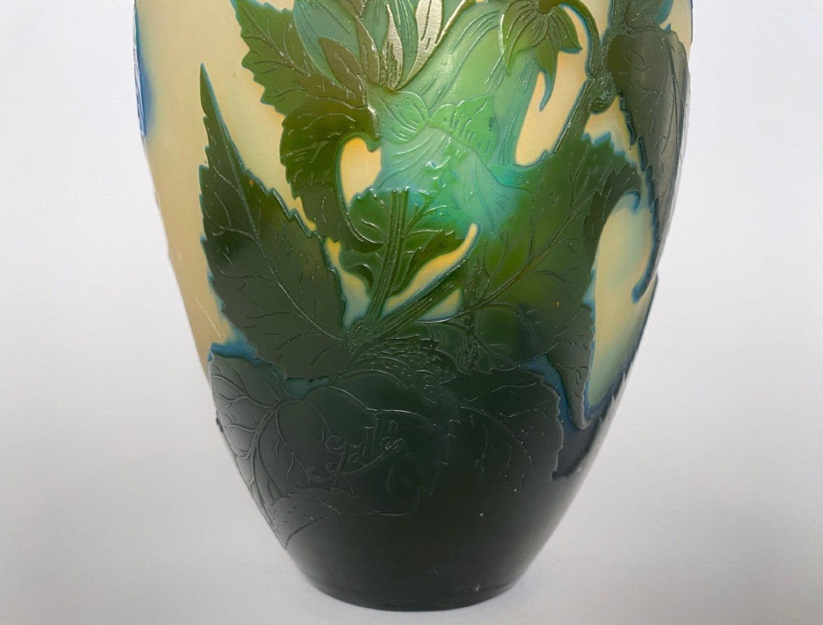 Vase Emile GALLE gentiane -photo-3