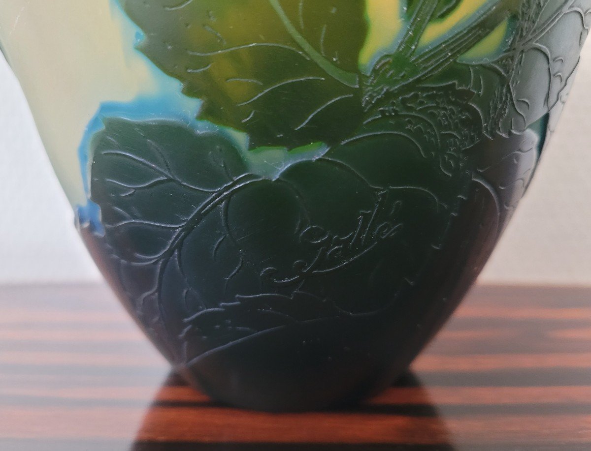 Vase Emile GALLE gentiane -photo-4
