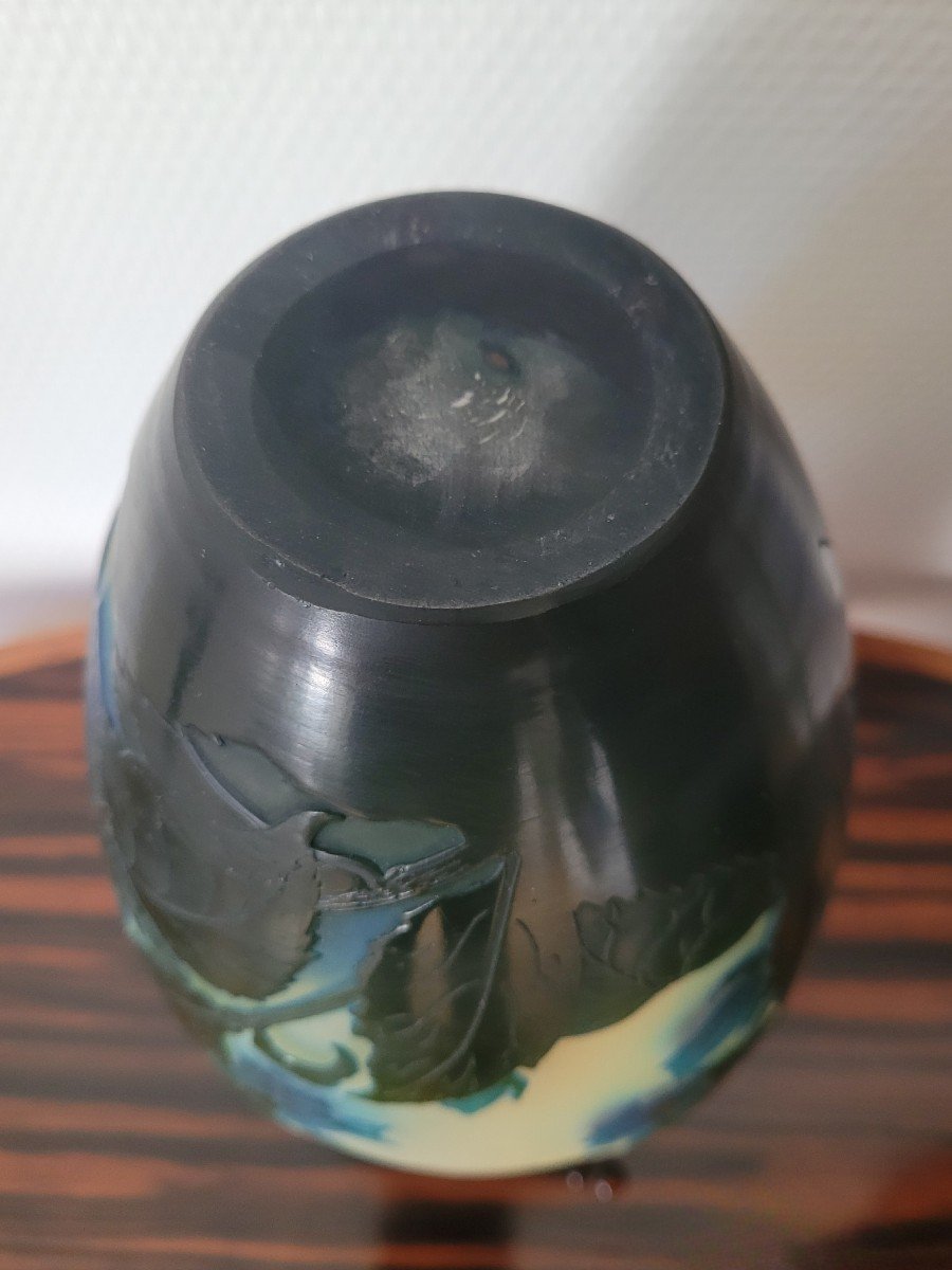 Vase Emile GALLE gentiane -photo-2