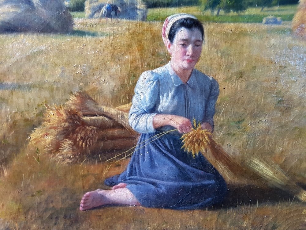 Painting By Edmond d'Assier De Latour-photo-3