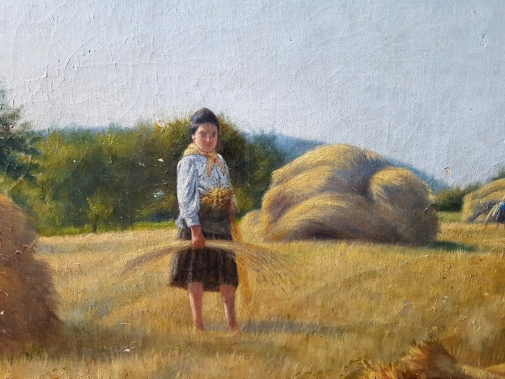 Painting By Edmond d'Assier De Latour-photo-4