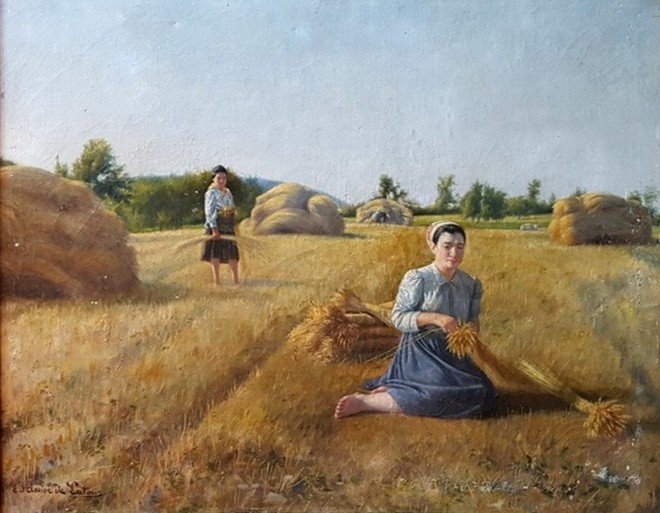 Painting By Edmond d'Assier De Latour