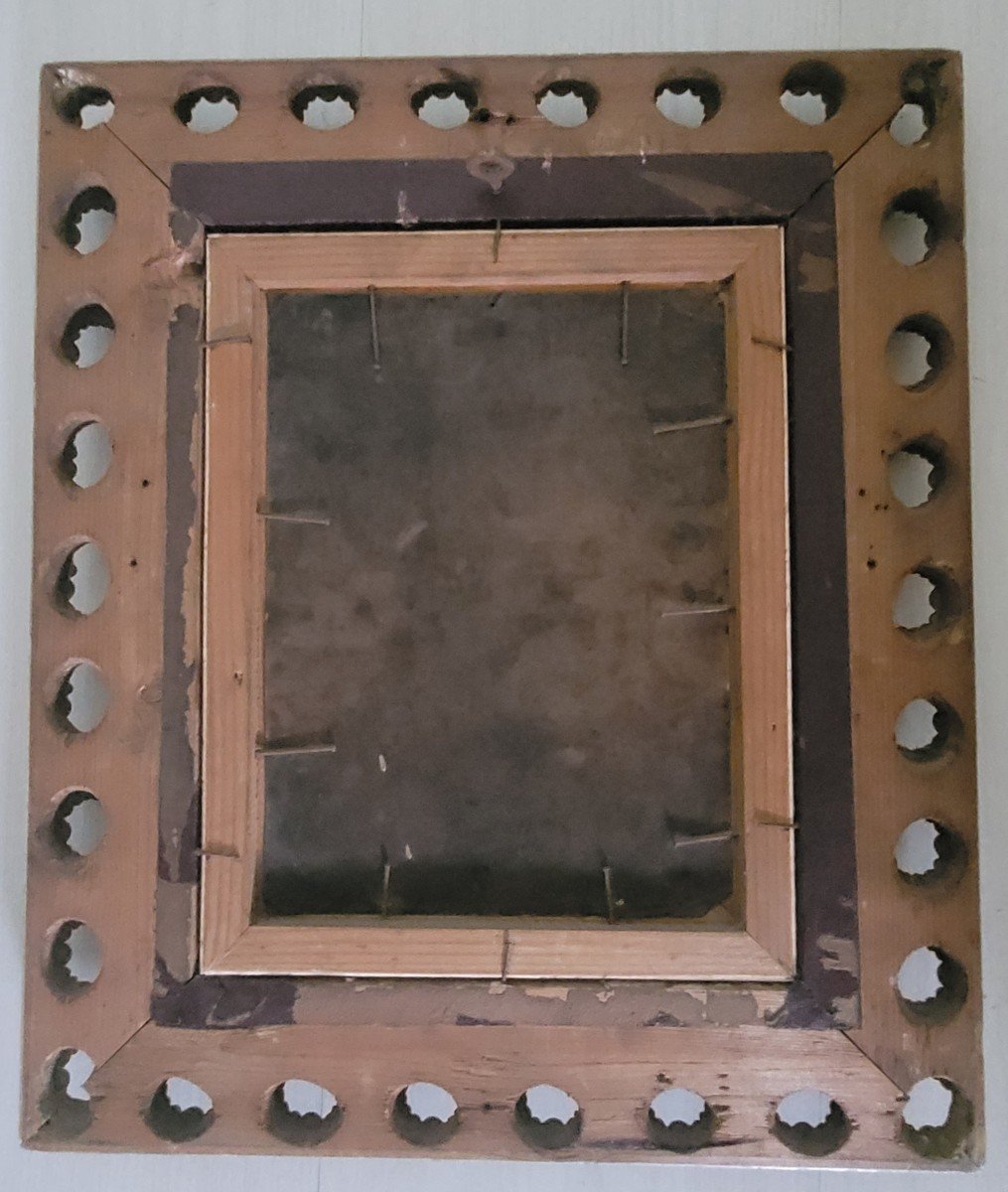 Tableau huile sur cuivre XVIIe siècle -photo-3