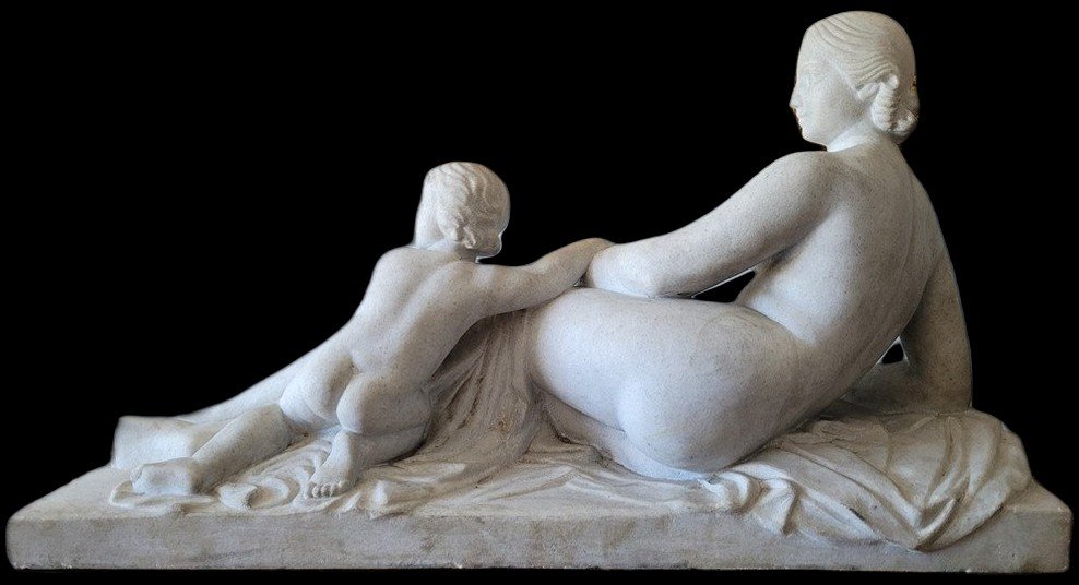 Sculptute marbre Auguste GUENOT-photo-2
