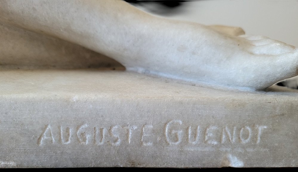 Sculptute marbre Auguste GUENOT-photo-2