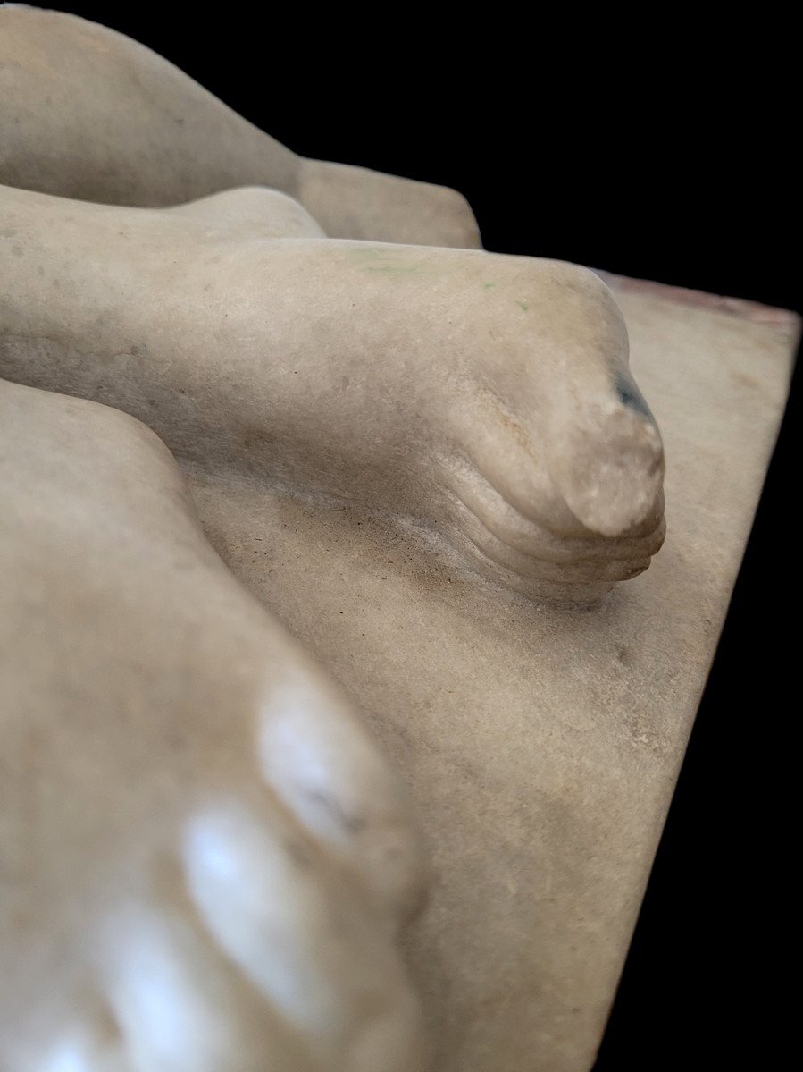Sculptute marbre Auguste GUENOT-photo-4