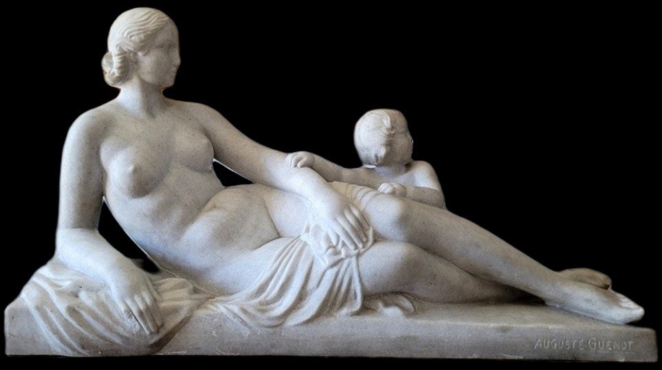 Sculptute marbre Auguste GUENOT