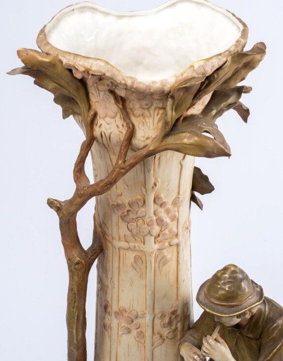 Royal Vase Dux Bohemia Art Nouveau-photo-2
