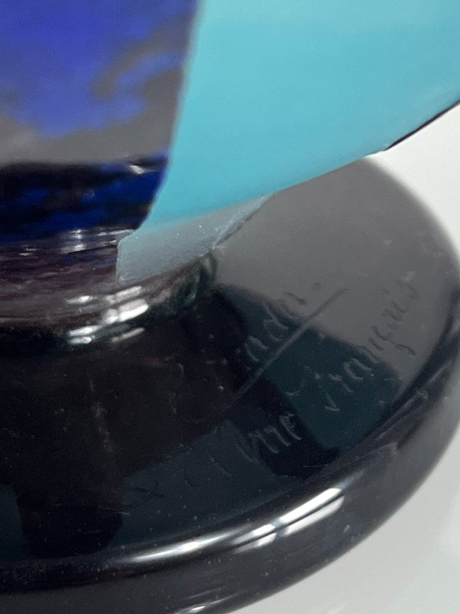 French Glass Vase -photo-4