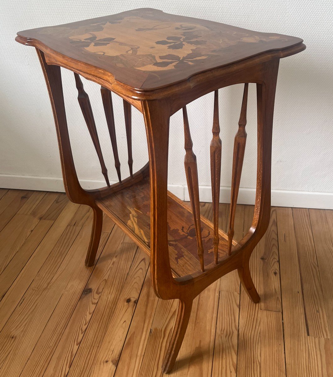 Emile Gallé Table 2 Trays -photo-2