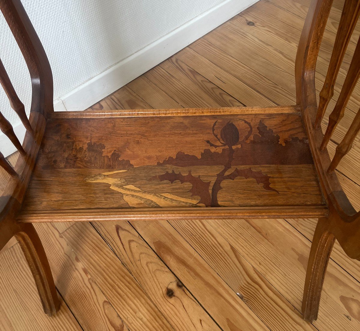 Emile Gallé Table 2 Trays -photo-1