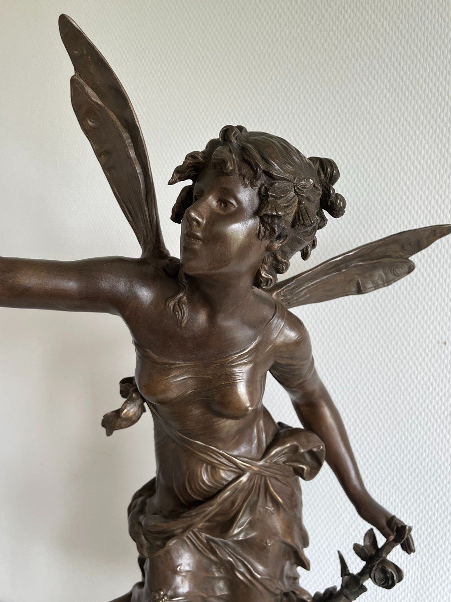 Pendule Mystérieuse Par L. Moreau -photo-3