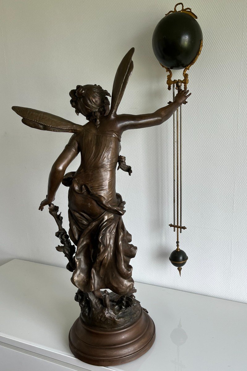 Pendule Mystérieuse Par L. Moreau -photo-4