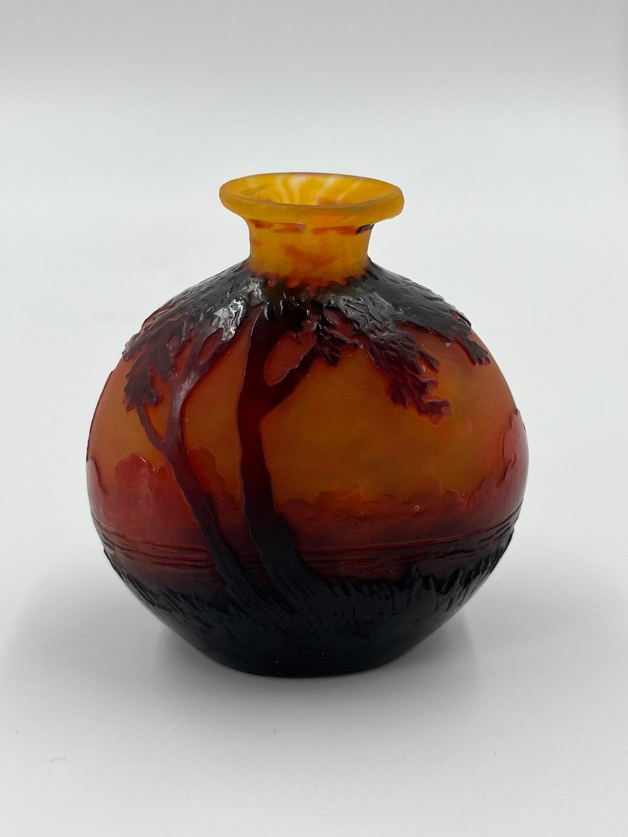 Daum Nancy Small Vase Gourd -photo-1