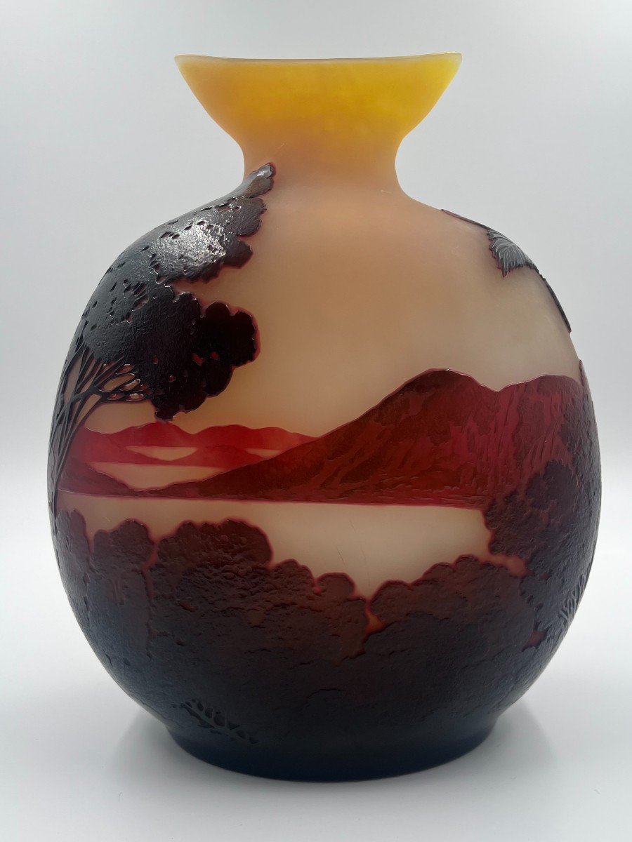 Emile Gallé Vase “rio Bay”-photo-4