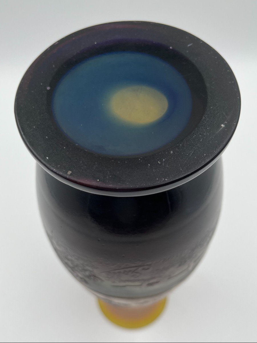 Vase Emile Gallé -photo-2