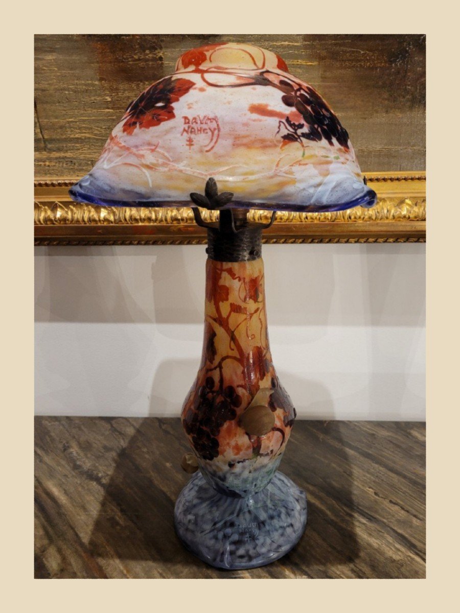 lampe DAUM aux escargots 