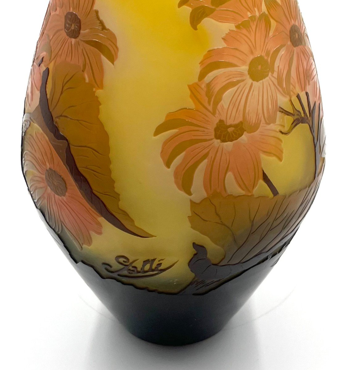 Emille Gallé Gerbera Vase -photo-2