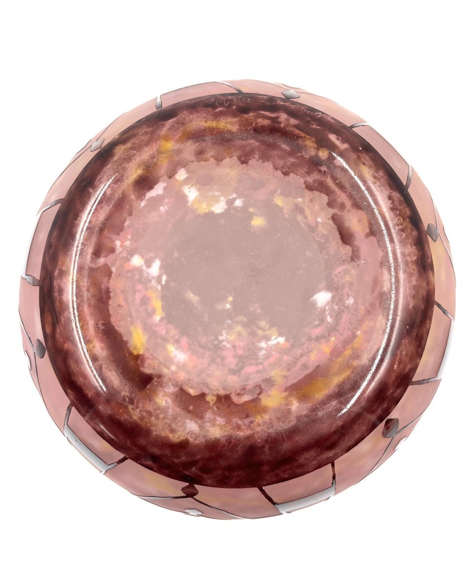 Charder Vase French Glass -photo-3