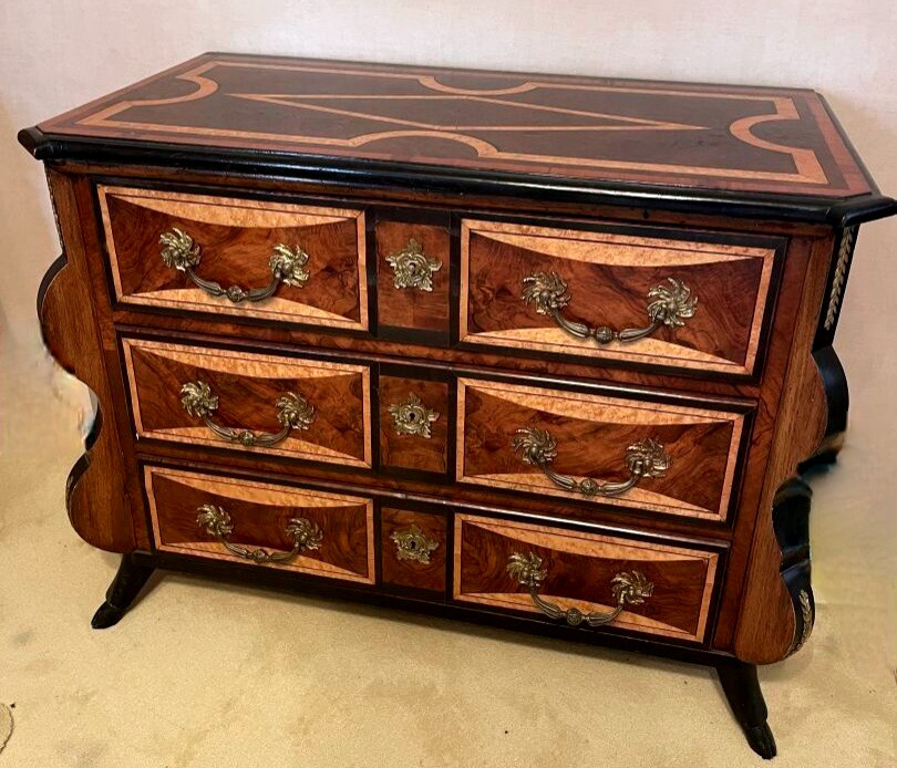 Small Mazarine Chest Of Drawers In Louis XIV Style, 19th Century