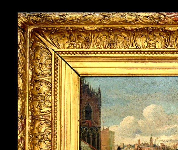 Painting By Alberto Rossi, Italian Aeolus Of The 19th Century-photo-4