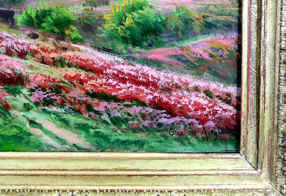Tableau de Gaston ANGLADE XIXe-photo-3